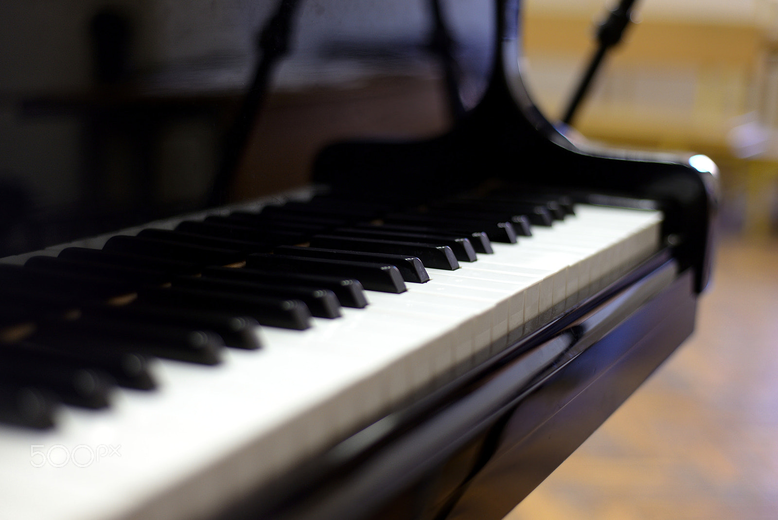 Nikon D610 + Nikon AF Nikkor 50mm F1.8D sample photo. Piano keyboard closeup. photography