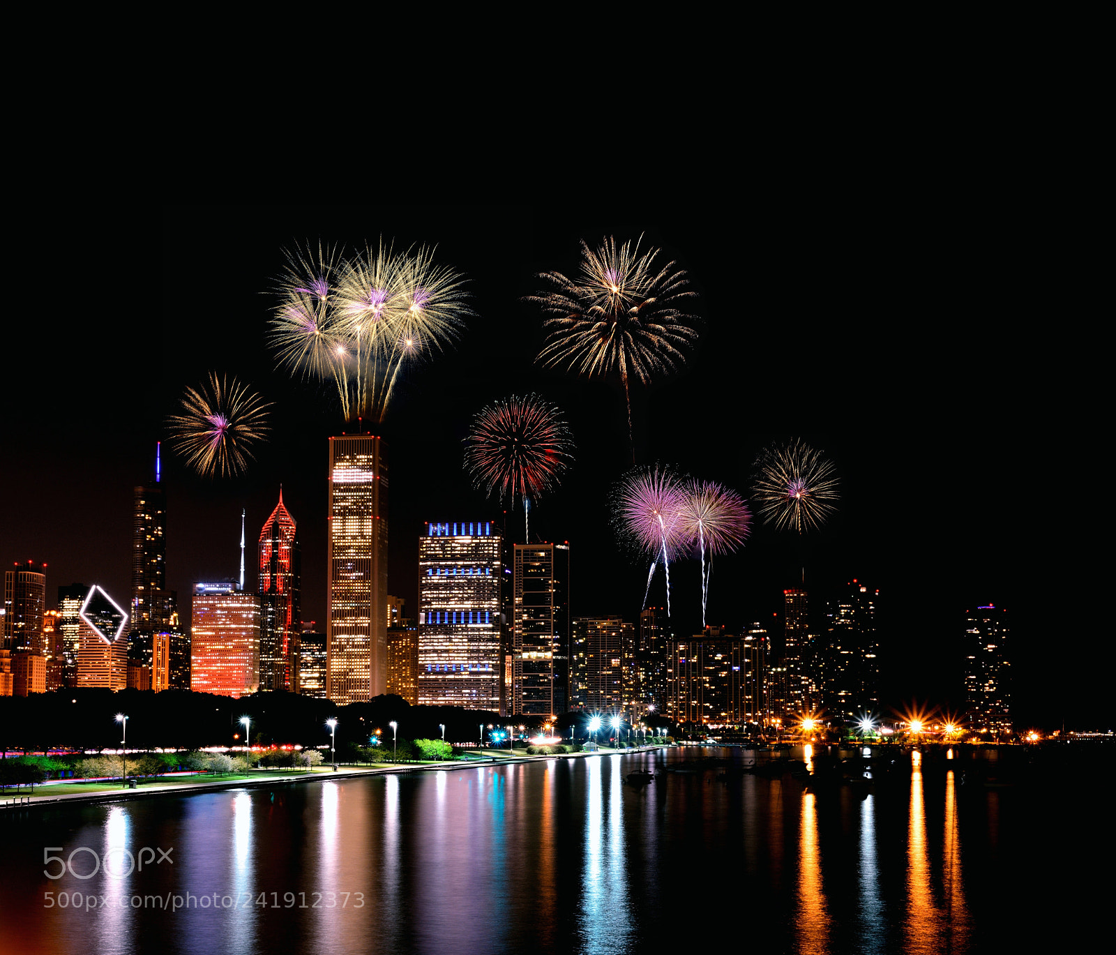 Nikon D7100 sample photo. Chicago night skyline with photography