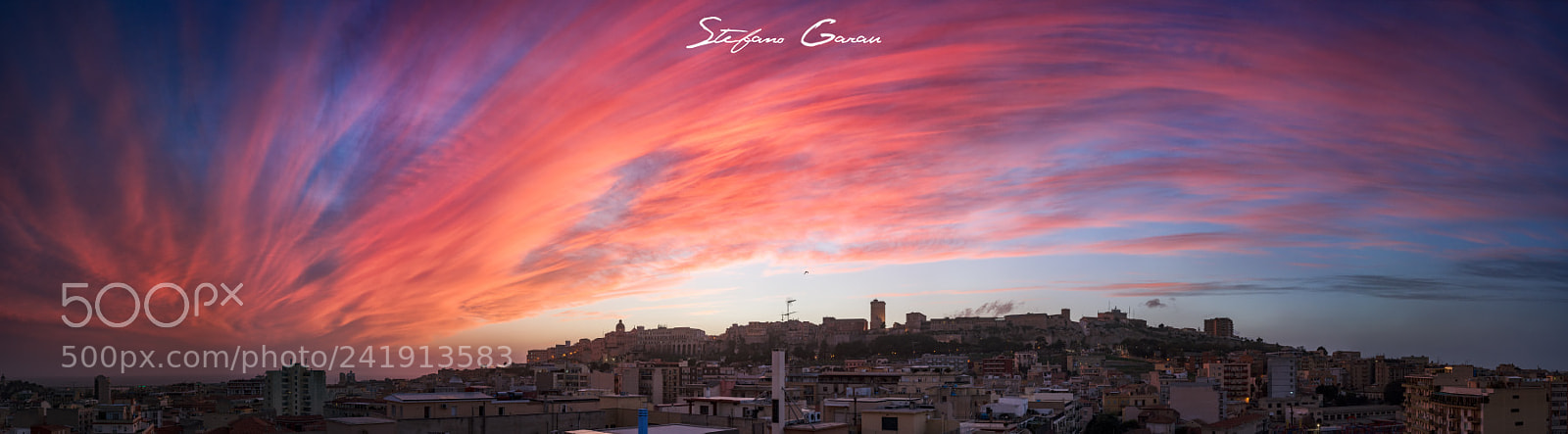 Nikon D810 sample photo. My first 2018 cagliari sunset photography