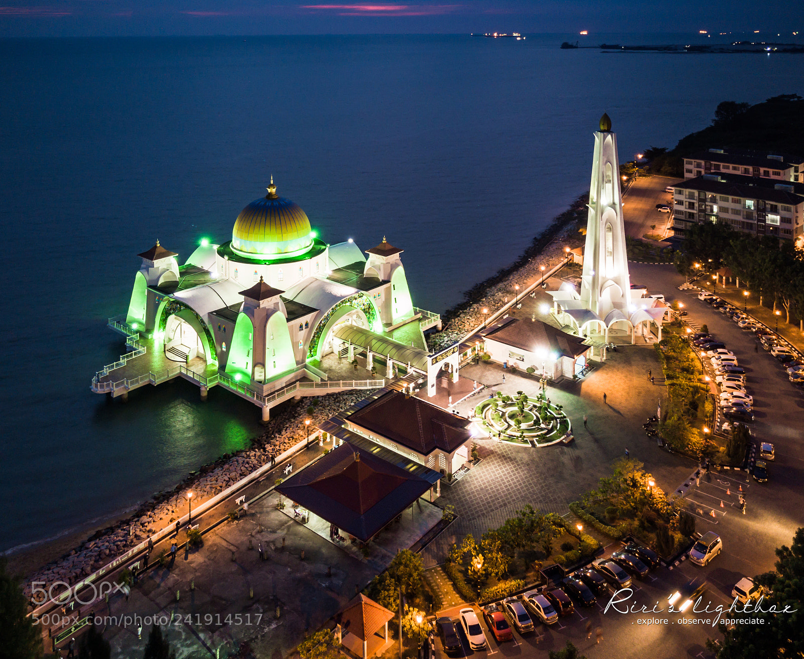 DJI FC220 sample photo. The majestic melaka straits photography