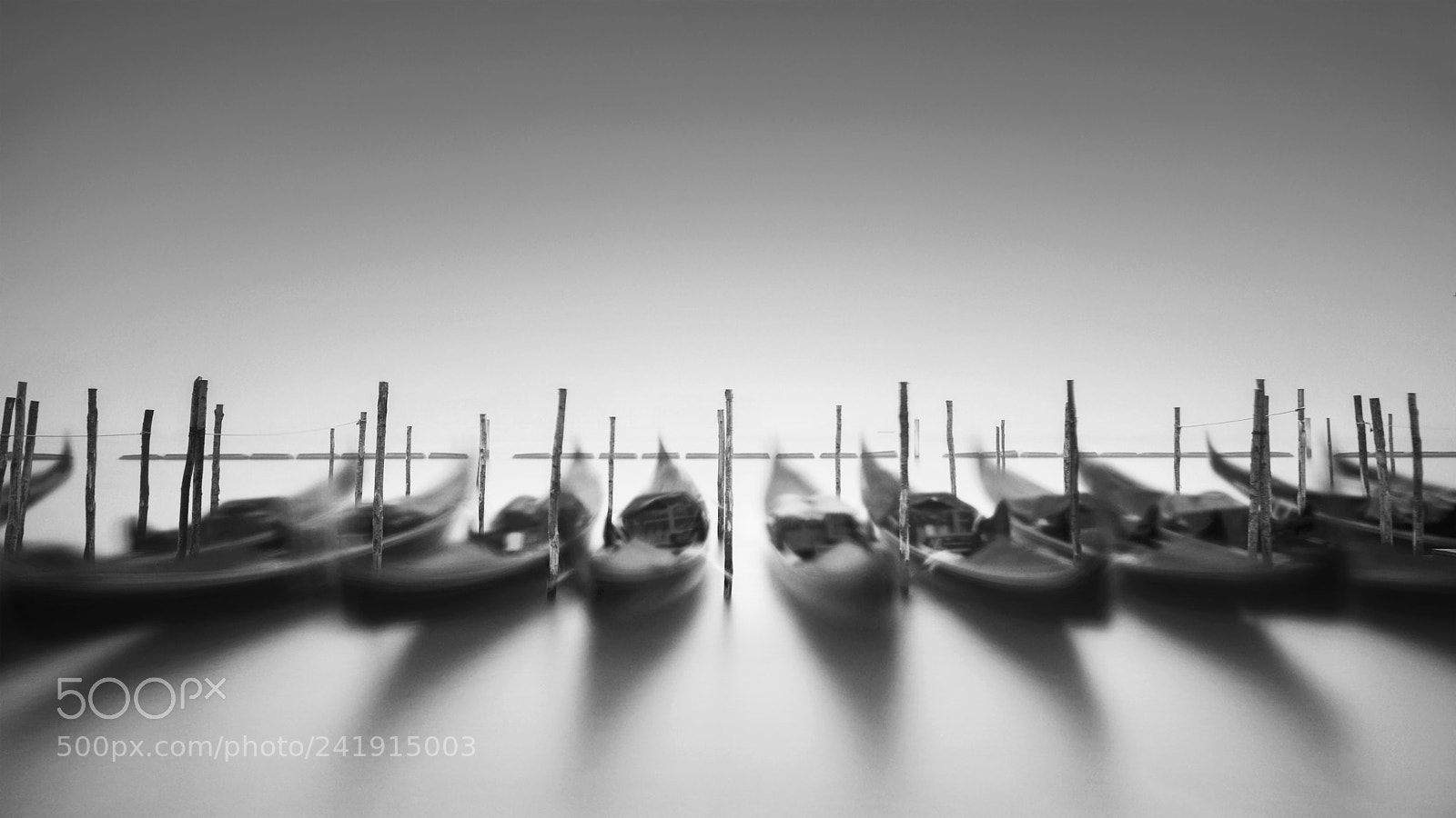 Nikon D810 sample photo. Gondolas in venice in photography