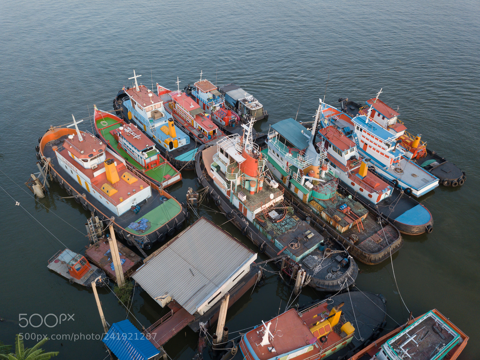 DJI FC220 sample photo. Boat, river photography