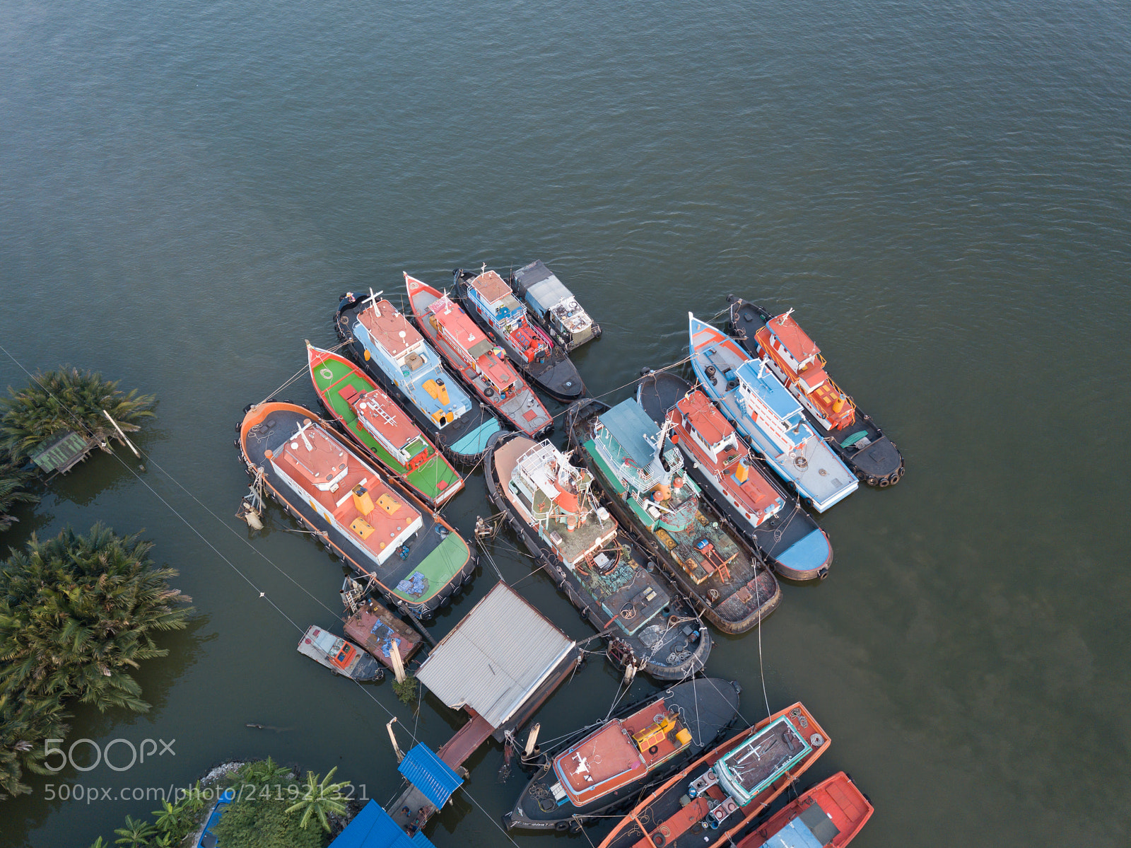 DJI FC220 sample photo. Boat, river photography