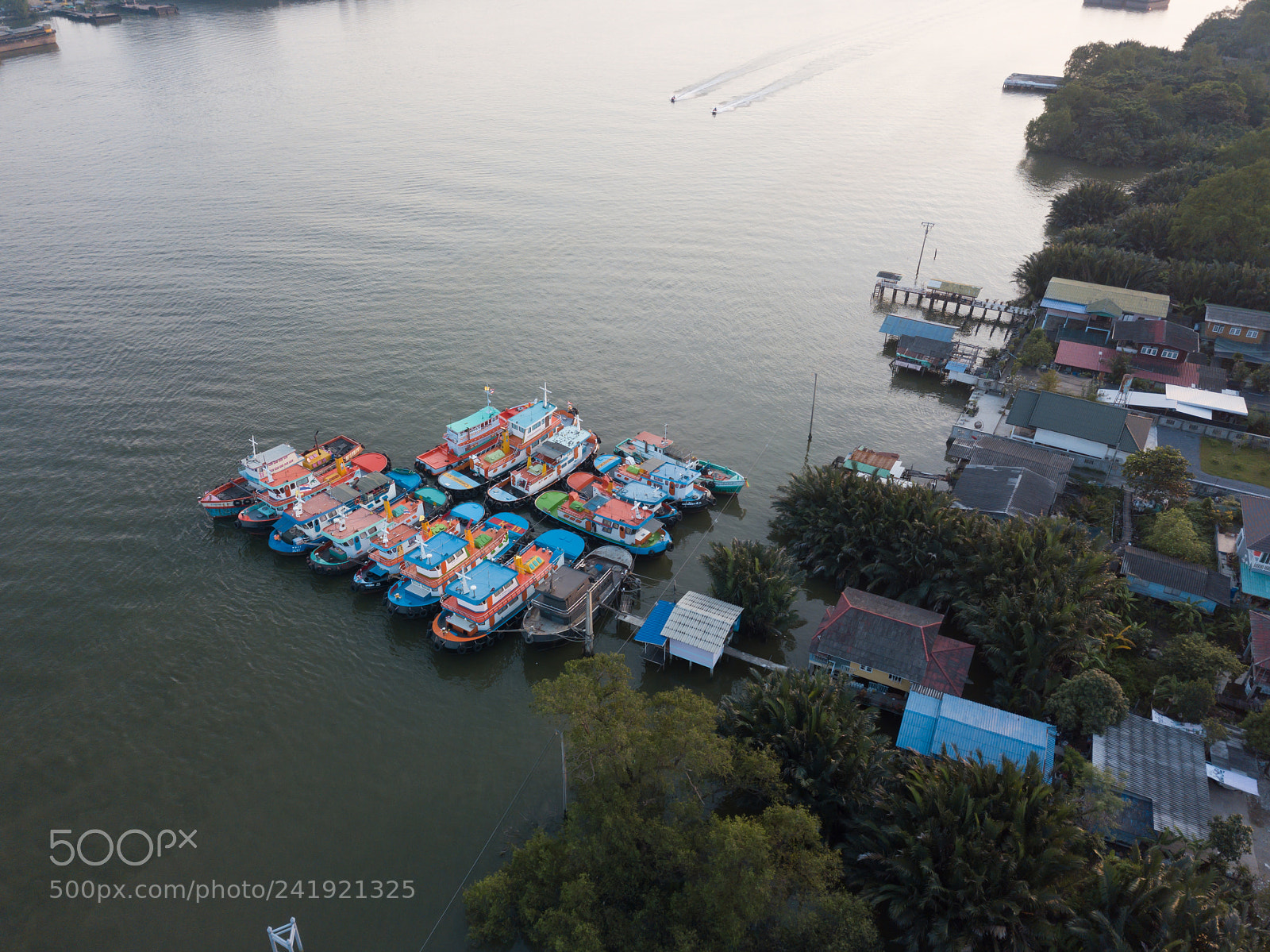 DJI FC220 sample photo. Boat, river photography