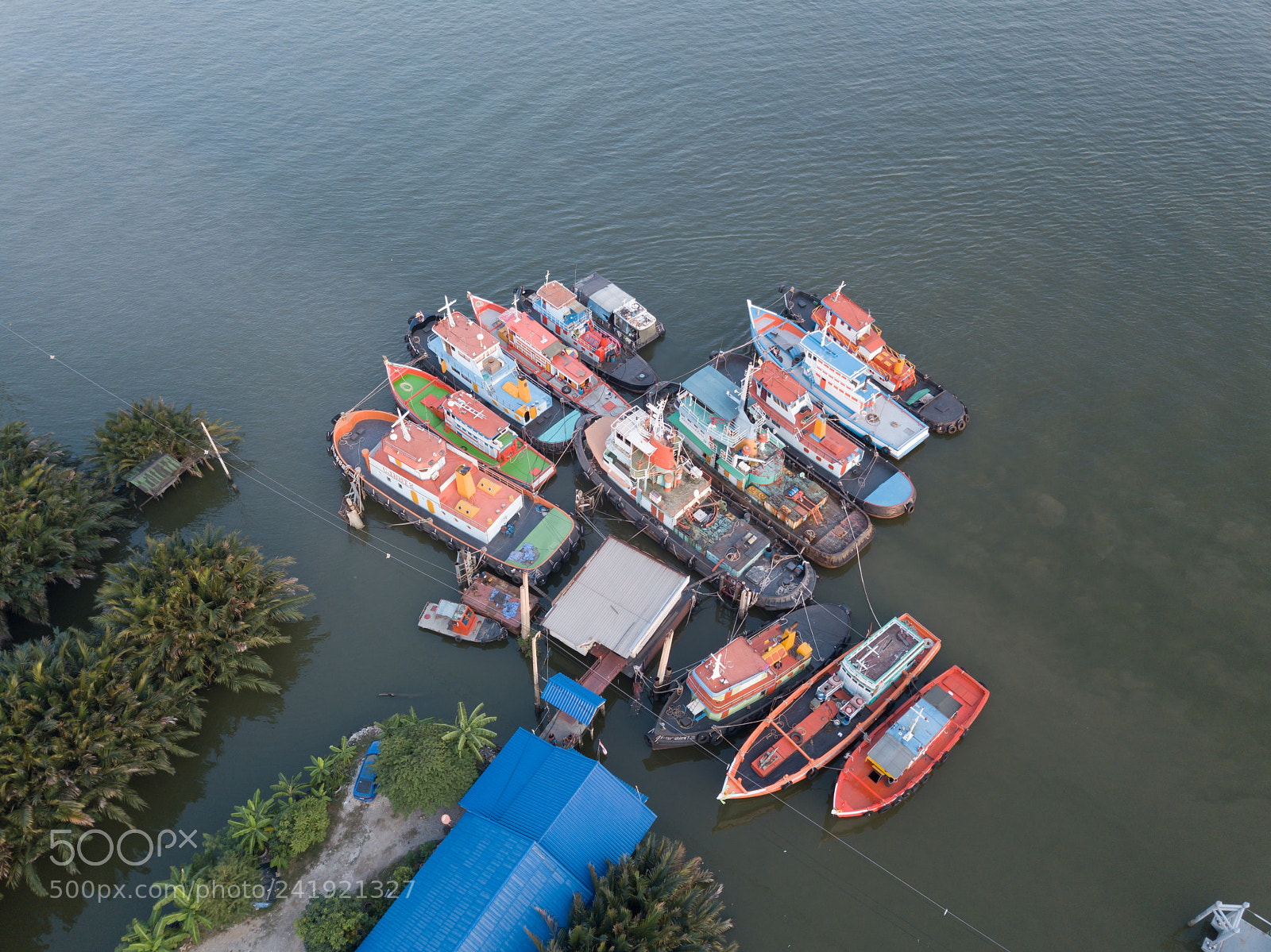 DJI FC220 sample photo. Boat, river photography