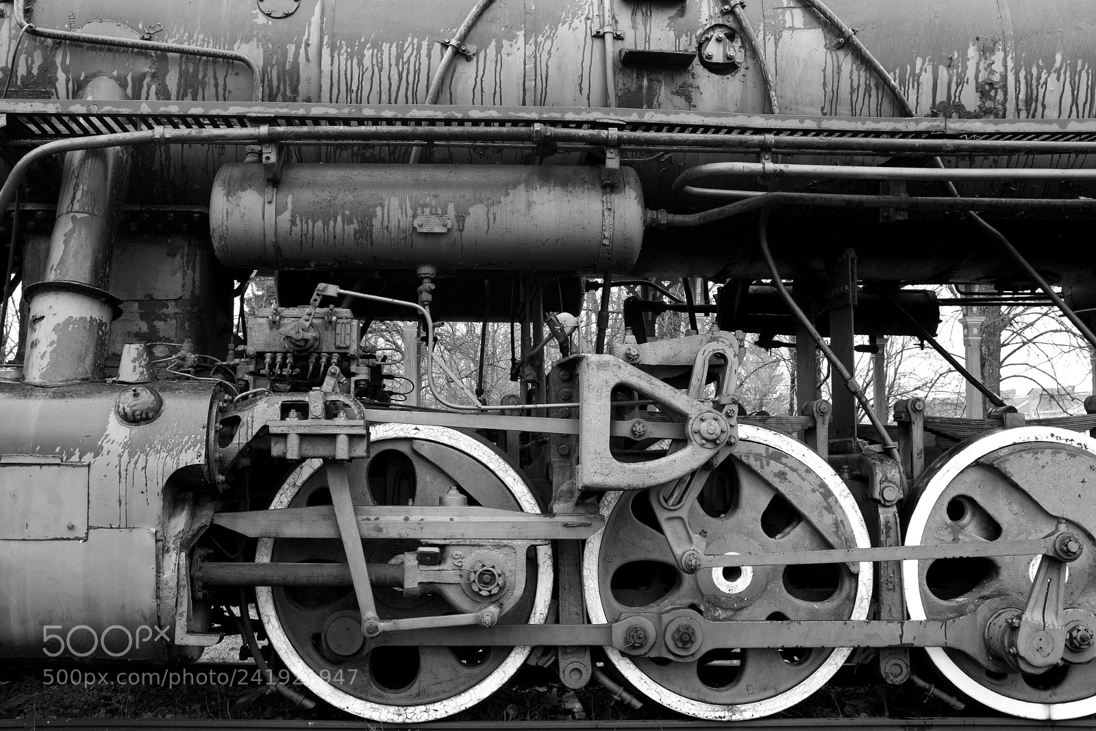 Fujifilm X100F sample photo. Old train photography