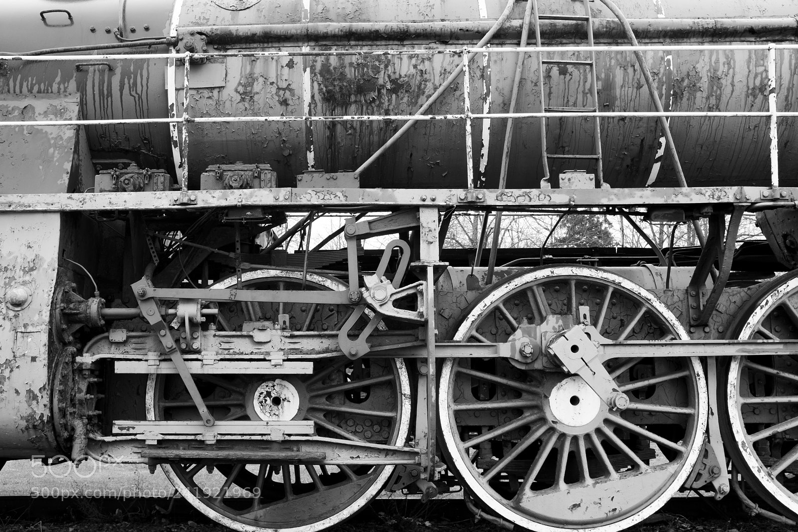Fujifilm X100F sample photo. Old train photography
