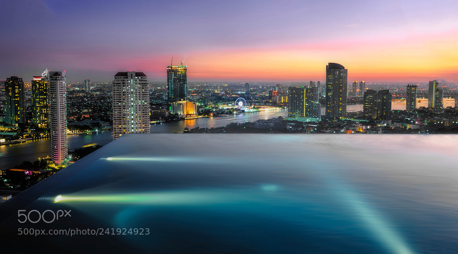 Nikon D700 sample photo. Swimming pool, bangkok photography