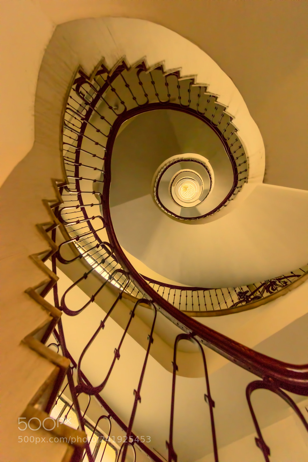Nikon D810 sample photo. Spiral staircase photography