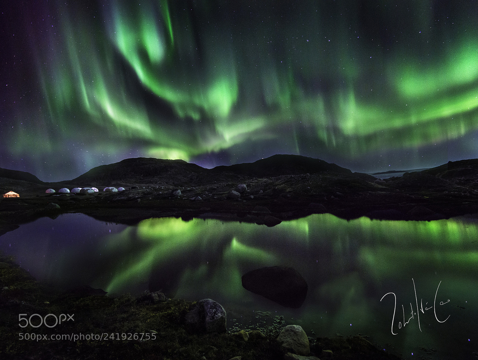 Nikon D800 sample photo. Night in greenland photography