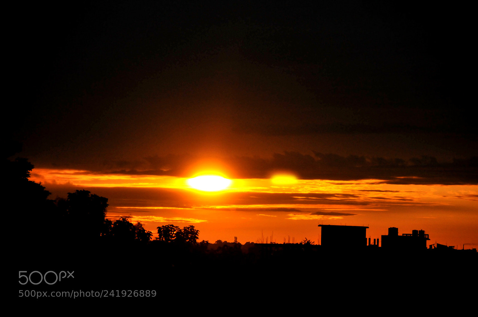 Nikon D300S sample photo. Siliguri sunset stripe photography