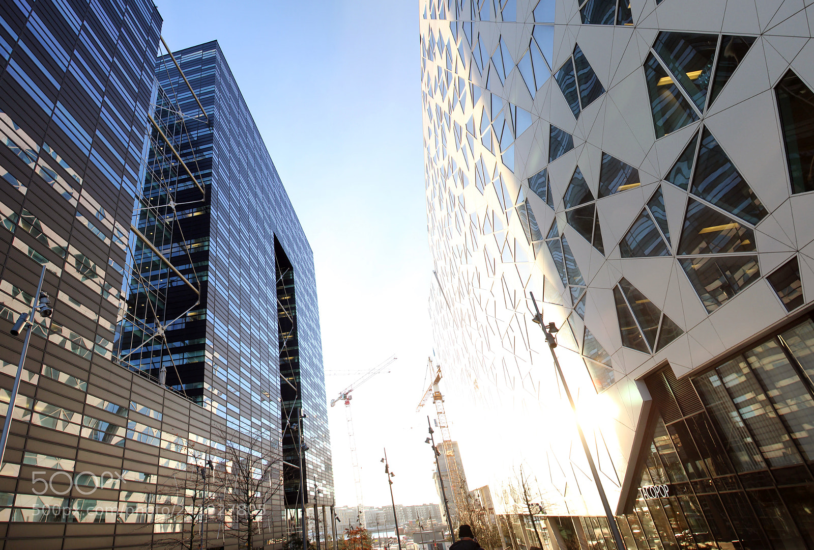 Canon EOS 60D sample photo. Barcode buildings photography