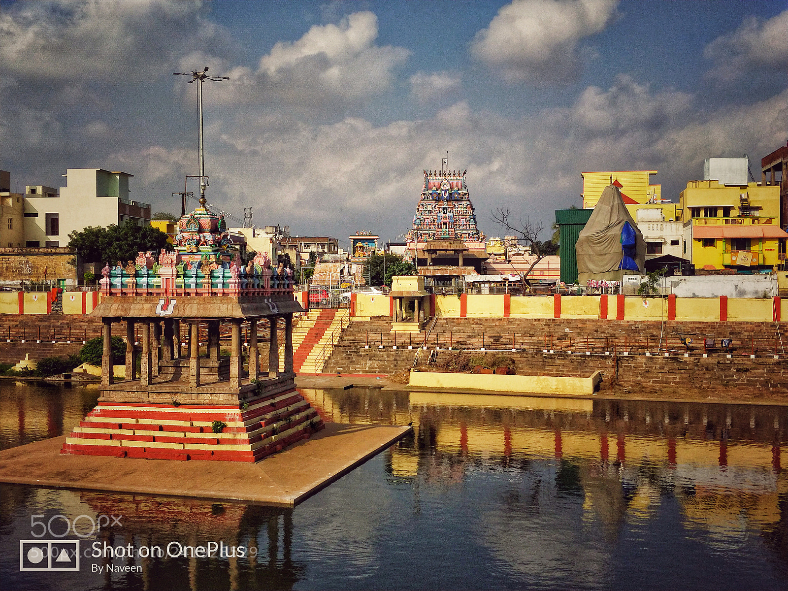 OnePlus 5 sample photo. Triplicane temple view photography