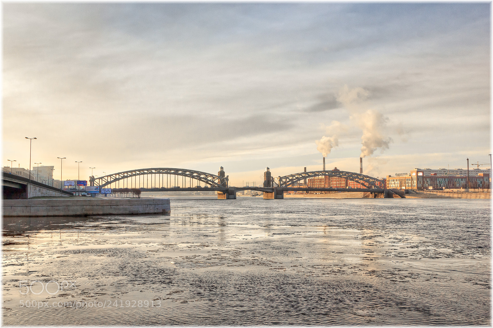 Canon EOS 550D (EOS Rebel T2i / EOS Kiss X4) sample photo. Bolsheokhtinsky bridge photography