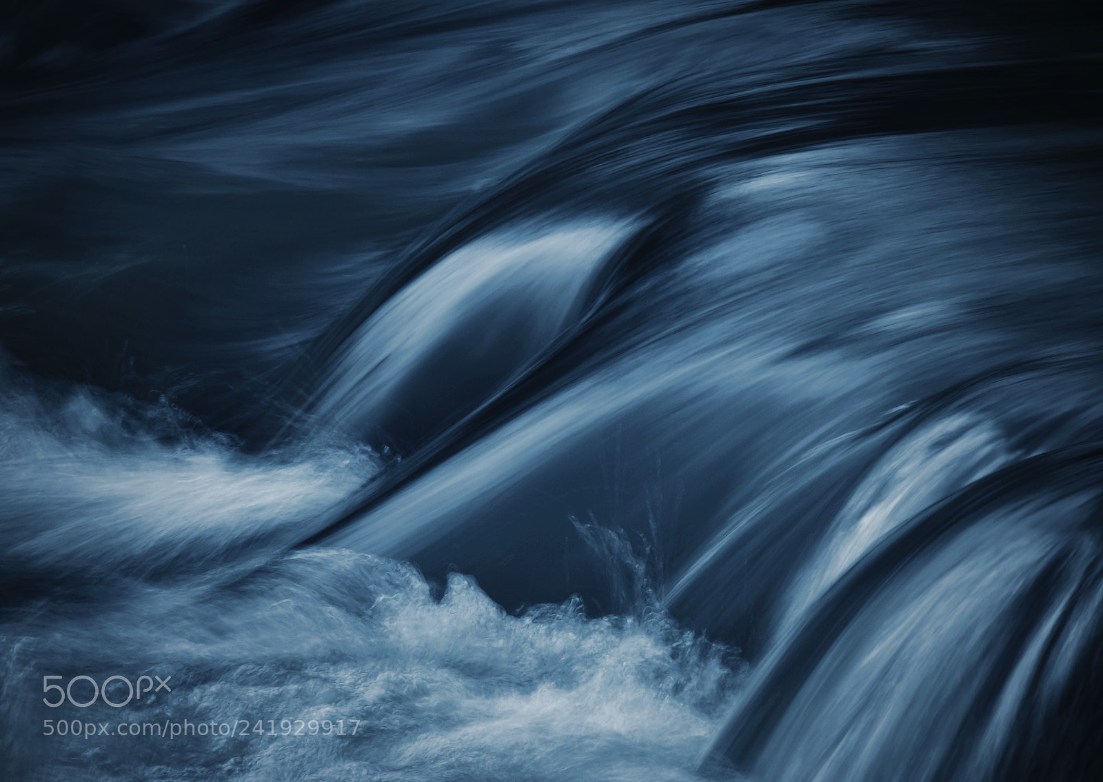 Nikon D5500 sample photo. Dark blue ripples on photography