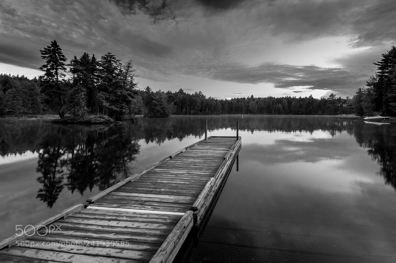 Pentax K-3 sample photo. Moosehead lake dark reflections photography