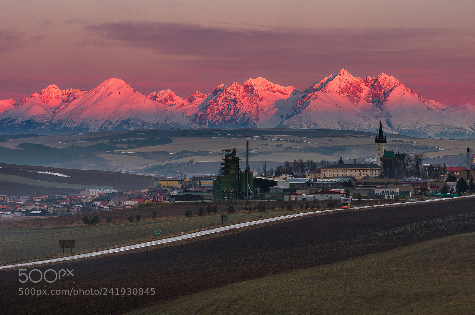 Pentax K-5 II sample photo. Red sunlight on tatra photography