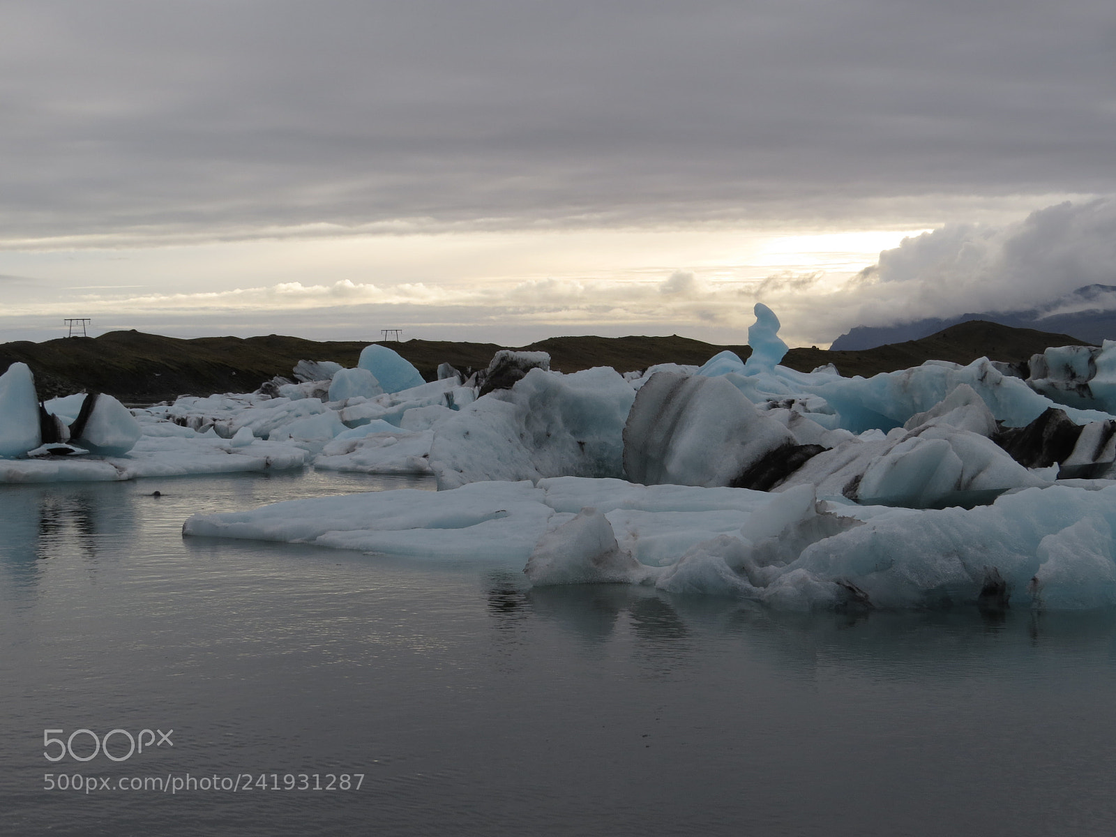 Canon PowerShot SX50 HS sample photo. A glacial river lagoon photography
