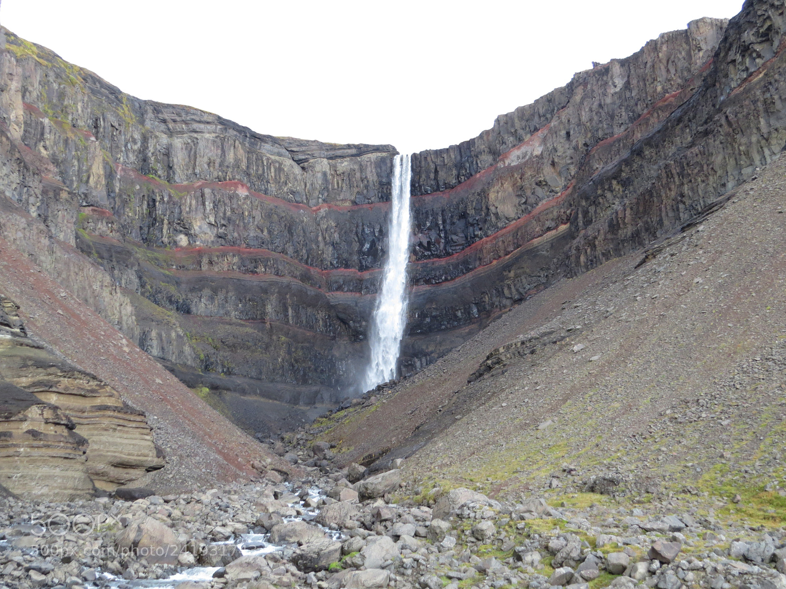Canon PowerShot SX50 HS sample photo. The waterfall hengifoss photography