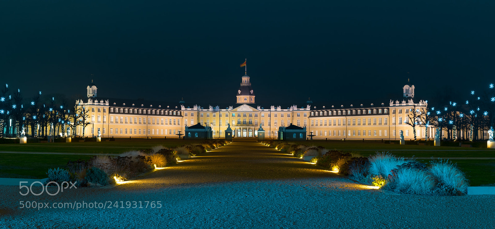 Nikon D7200 sample photo. Panorama with karlsruhe palace photography