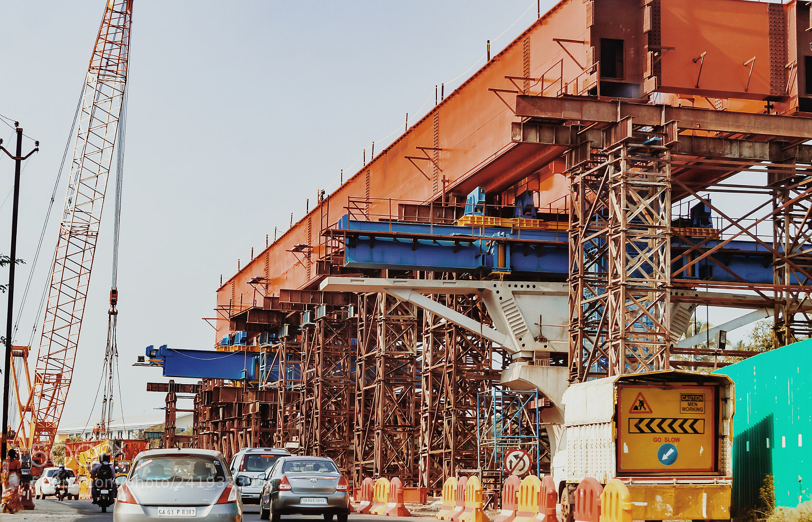Sony SLT-A58 sample photo. City under-construction photography