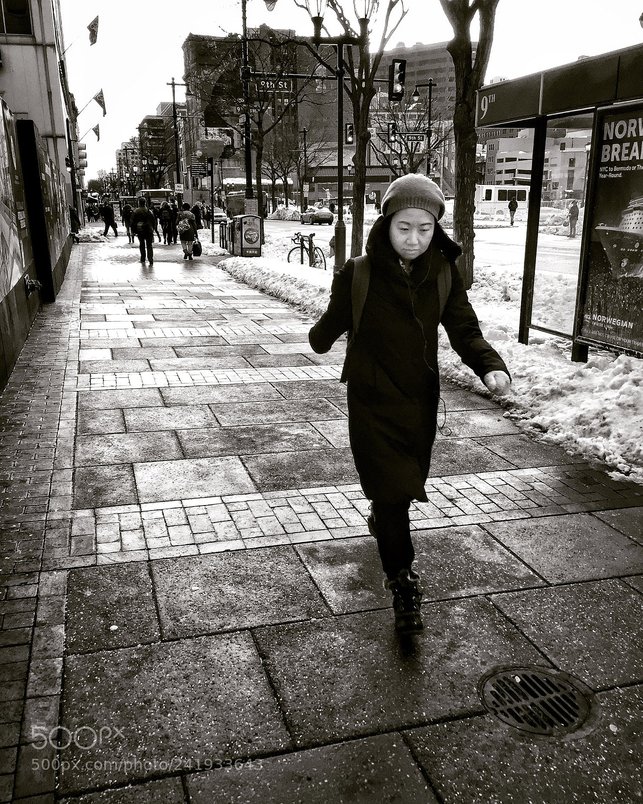 Apple iPhone 6 Plus sample photo. Sidewalk traversing photography
