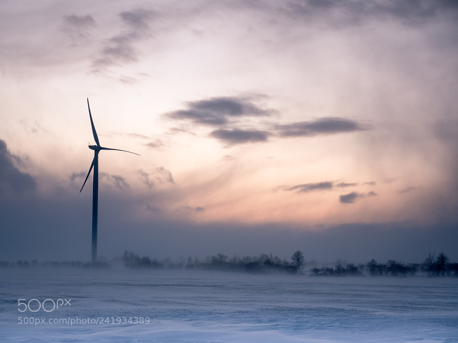 Olympus OM-D E-M5 II sample photo. Snowy dusk in rural photography