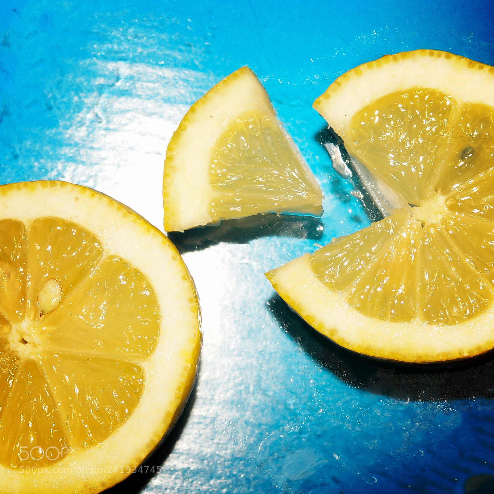 Sony SLT-A58 sample photo. Lemon slices photography