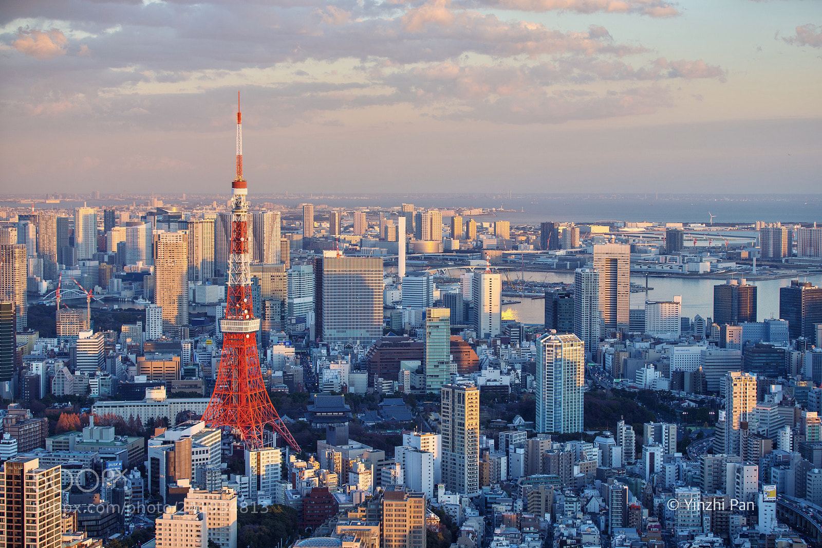 Canon EOS-1D X sample photo. Sunset tokyo tower photography