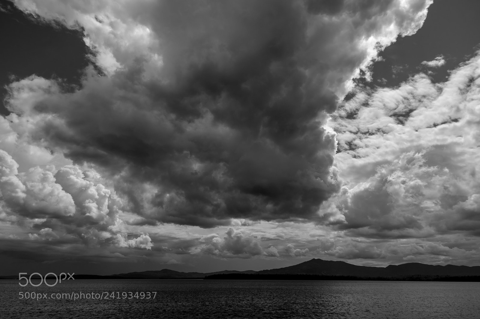 Pentax K-3 sample photo. Moosehead lake storm photography