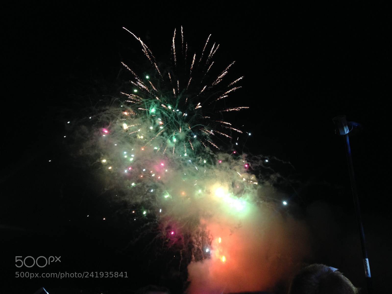 Apple iPhone 5c sample photo. Bright, vivid fireworks. colour photography