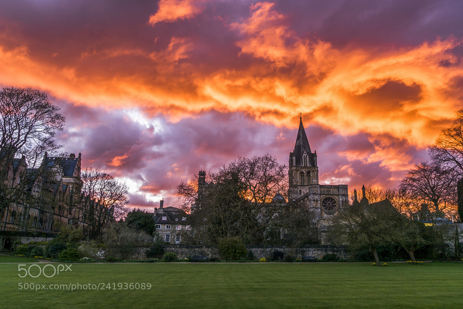 Sony ILCA-77M2 sample photo. Christ church sunset, oxford photography