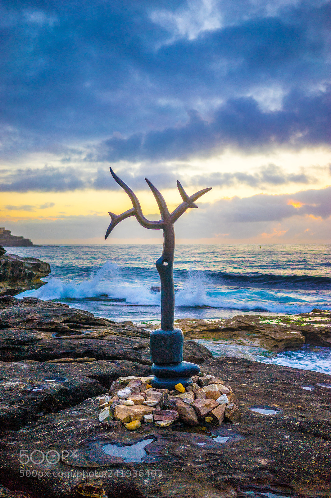 Sony a7 II sample photo. Sculpture by the sea photography