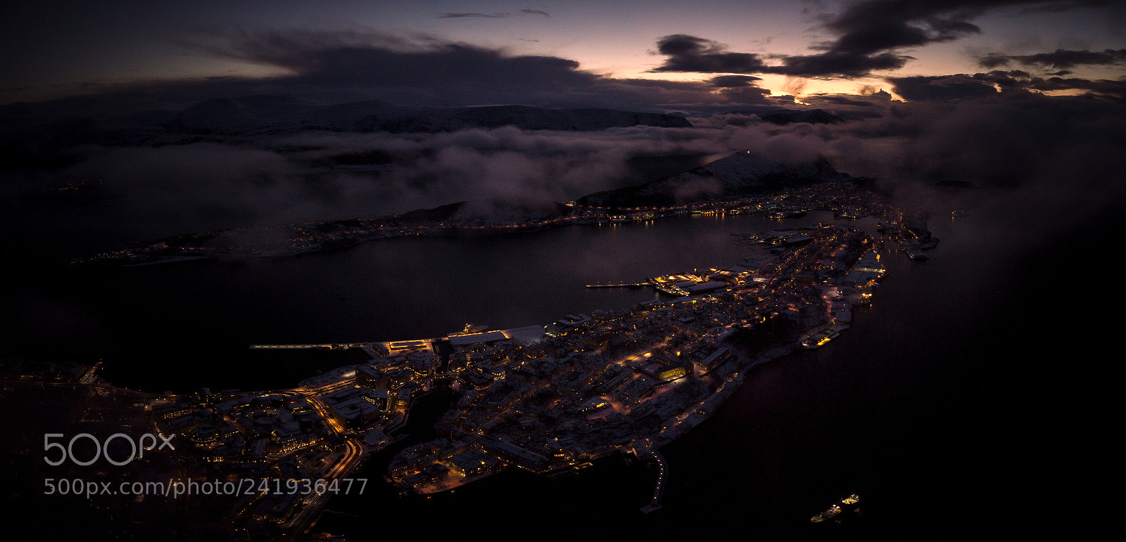 DJI FC220 sample photo. Ålesund from above photography