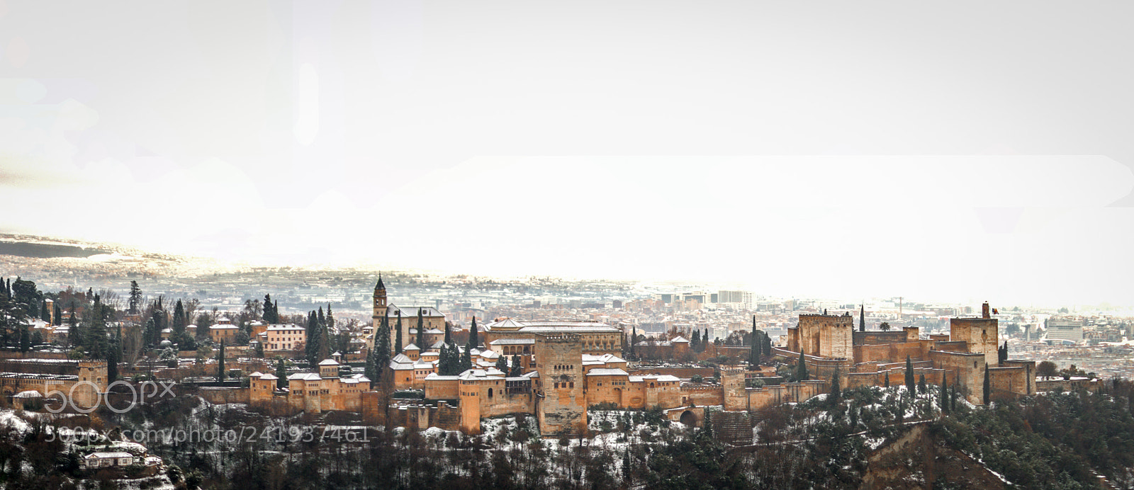 Sony SLT-A37 sample photo. Alhambra snowy photography