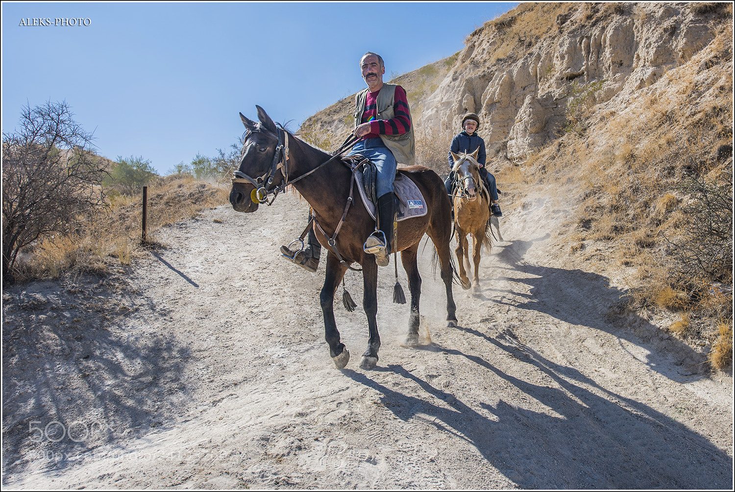 Nikon D810 sample photo. Mountain trails of cappadocia photography