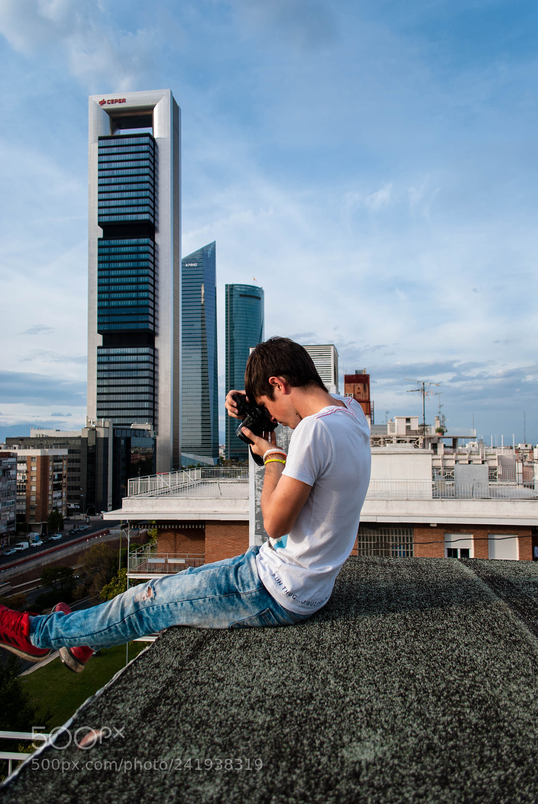 Nikon D60 sample photo. Rooftop photography