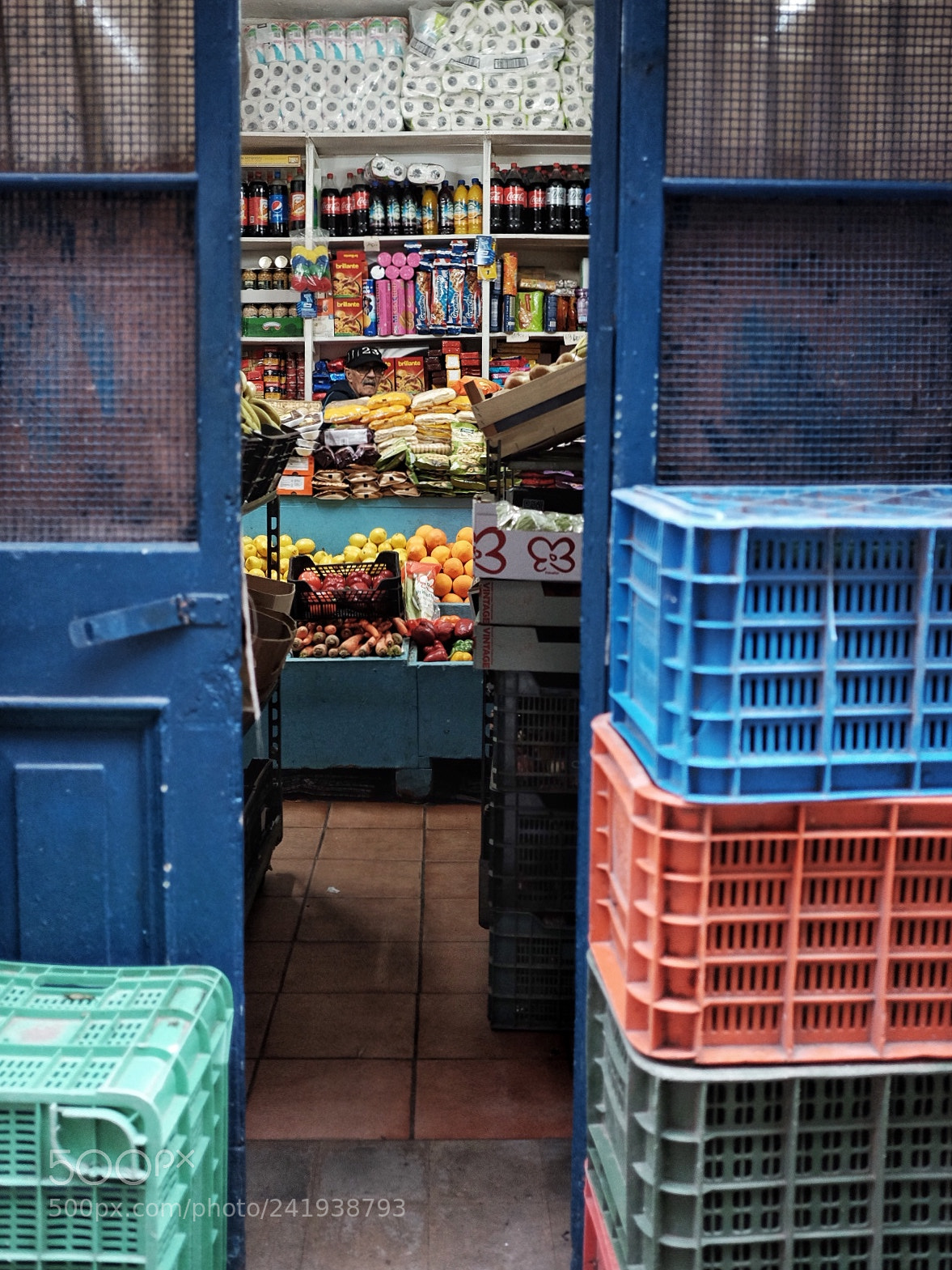 Fujifilm X-T1 sample photo. The shopkeeper photography