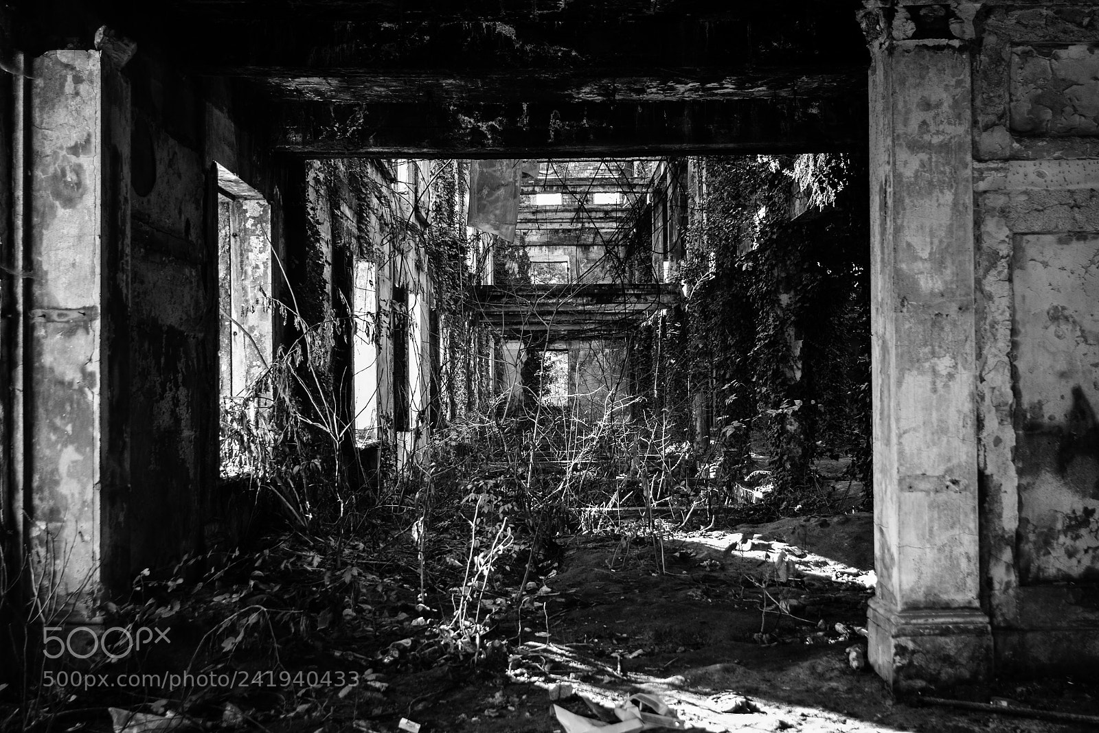 Nikon D7100 sample photo. Abandoned house photography