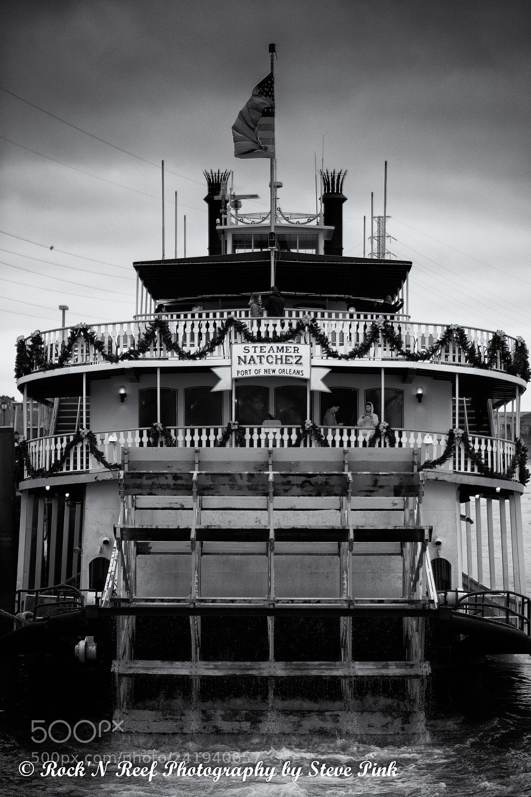 Fujifilm X-T2 sample photo. Steamer natchez b&w photography