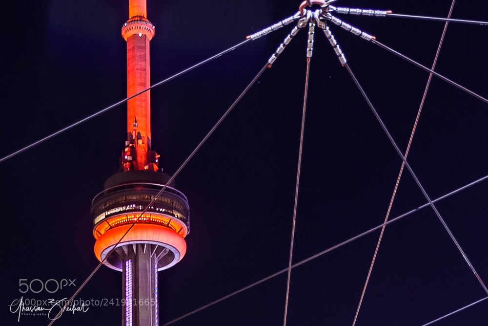 Canon EOS-1D X Mark II sample photo. Cn tower photography