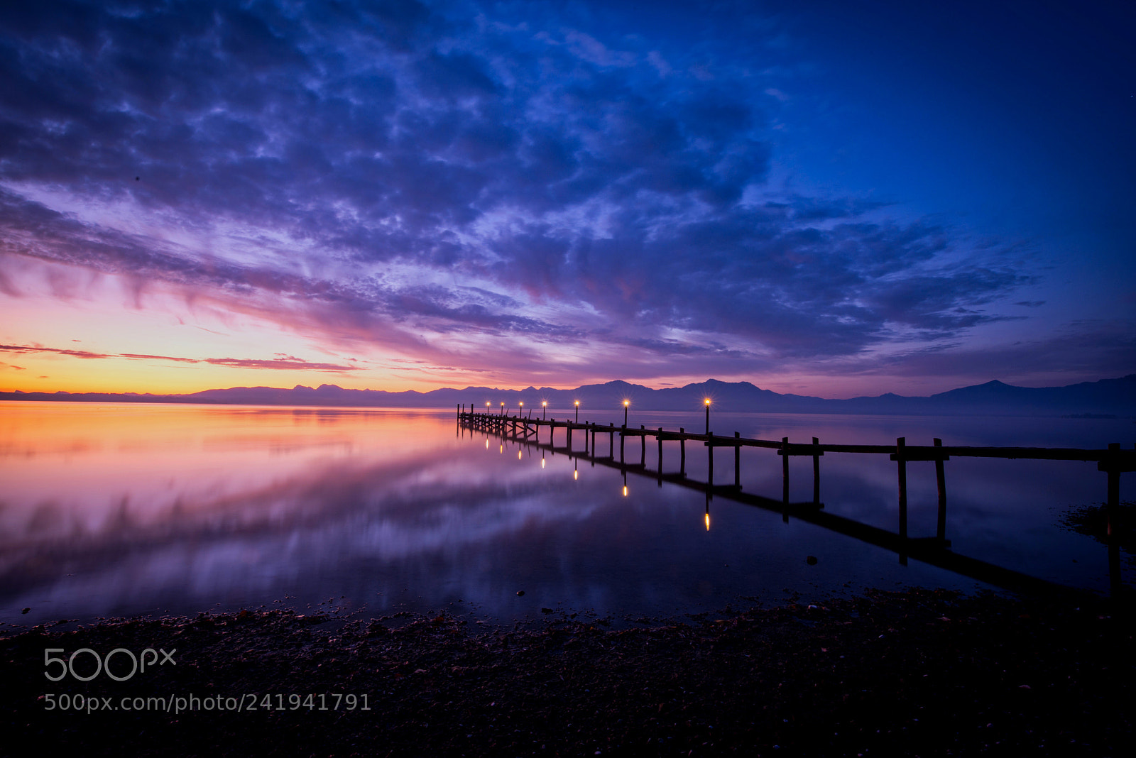 Nikon D800 sample photo. Chiemsee sunrise photography