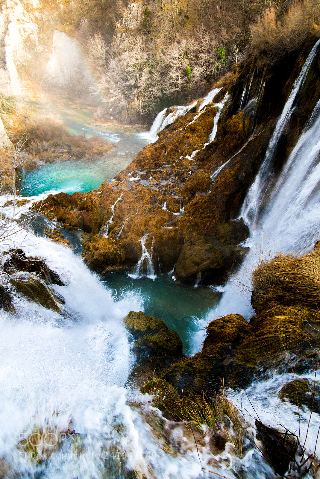 Sony a7S sample photo. Plitvice falls photography