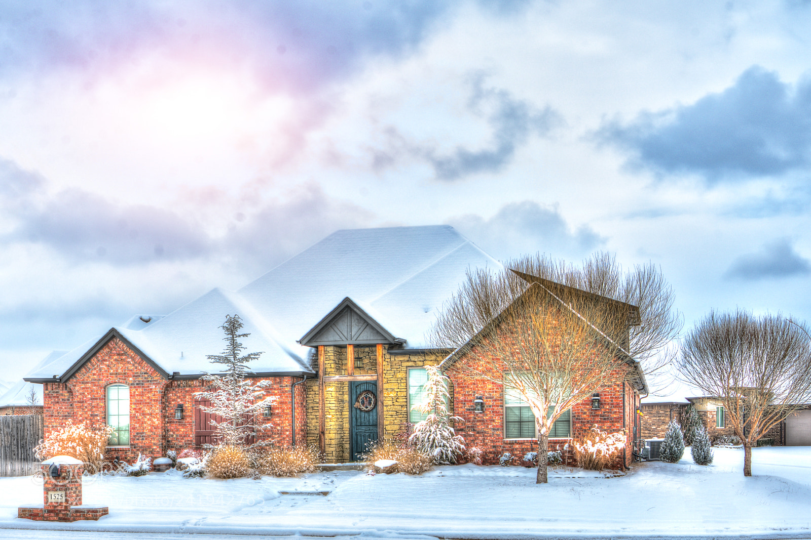 Nikon D800 sample photo. House winter wonder photography