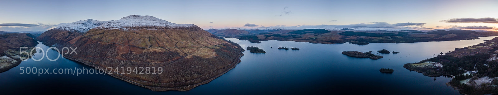 DJI FC220 sample photo. Ben cruachan panorama photography