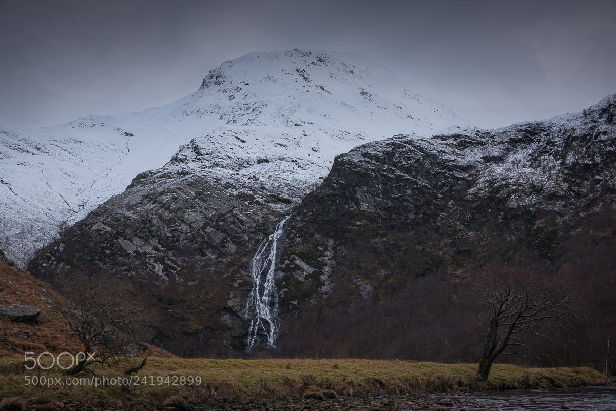 Nikon D810 sample photo. Steall falls photography