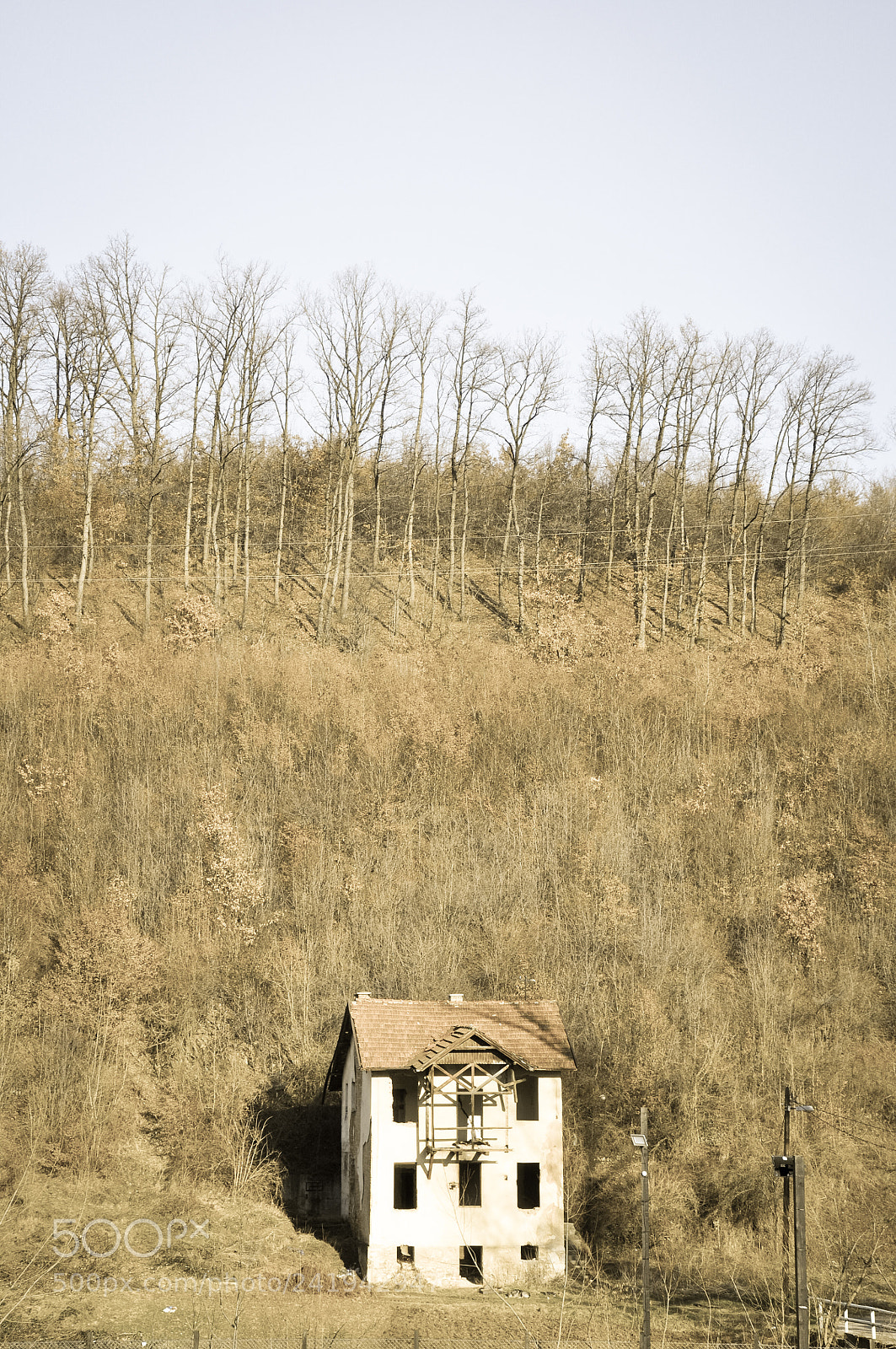 Nikon D90 sample photo. Old house photography