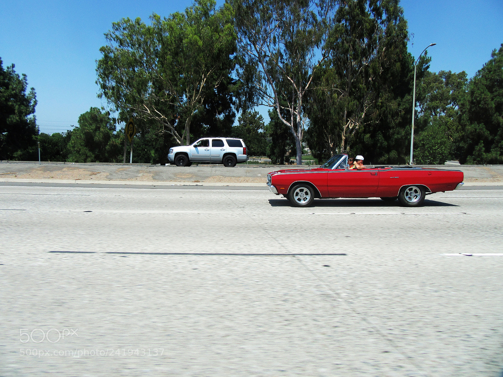 Canon PowerShot SX610 HS sample photo. Red car photography