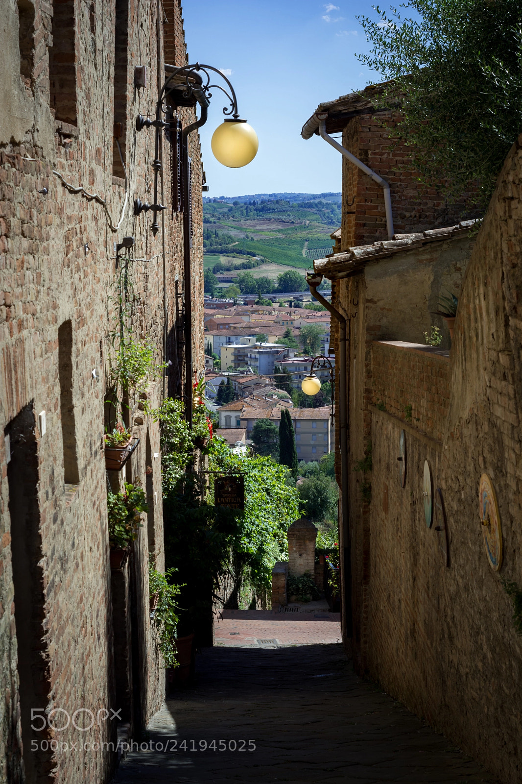 Nikon D7100 sample photo. Alley and hills photography