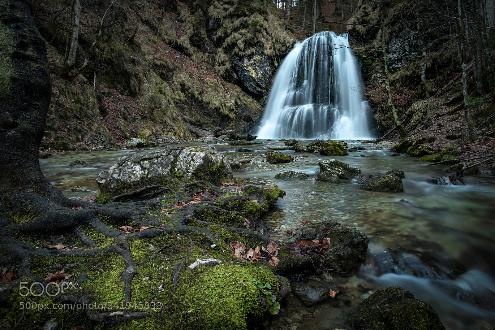 Nikon D850 sample photo. Waterfall in the bavarian photography
